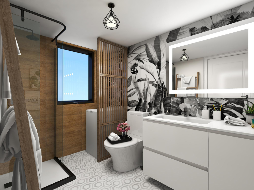 Création de salle de bain par AV Plomberie